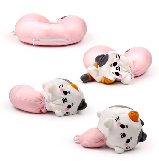 2-in-1 Swapseazzz Travel Pillow and Plush Toy - Lola the Cat Adoramals