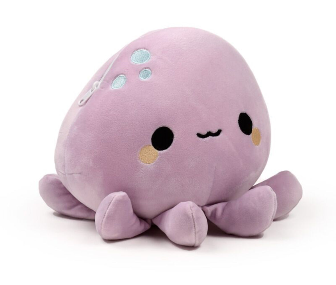 2-in-1 Swapseazzz Travel Pillow and Plush Toy - Wendy the Octopus Adoramals Ocean