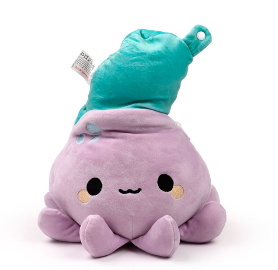 2-in-1 Swapseazzz Travel Pillow and Plush Toy - Wendy the Octopus Adoramals Ocean