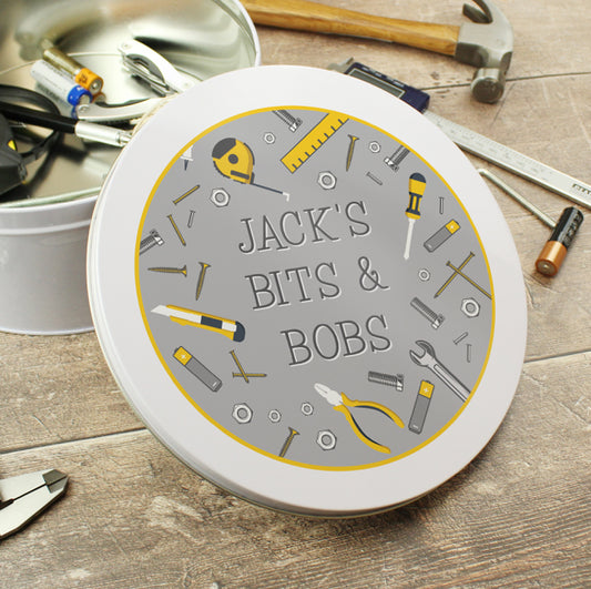 Personalised Bits & Bobs Metal Tin