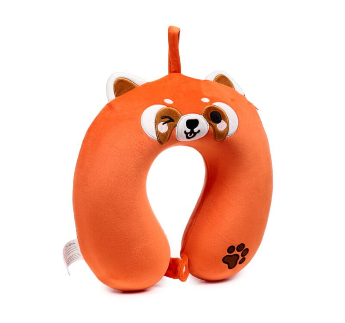 Relaxeazzz Plush Memory Foam Travel Pillow - Adoramals Ru the Red Panda