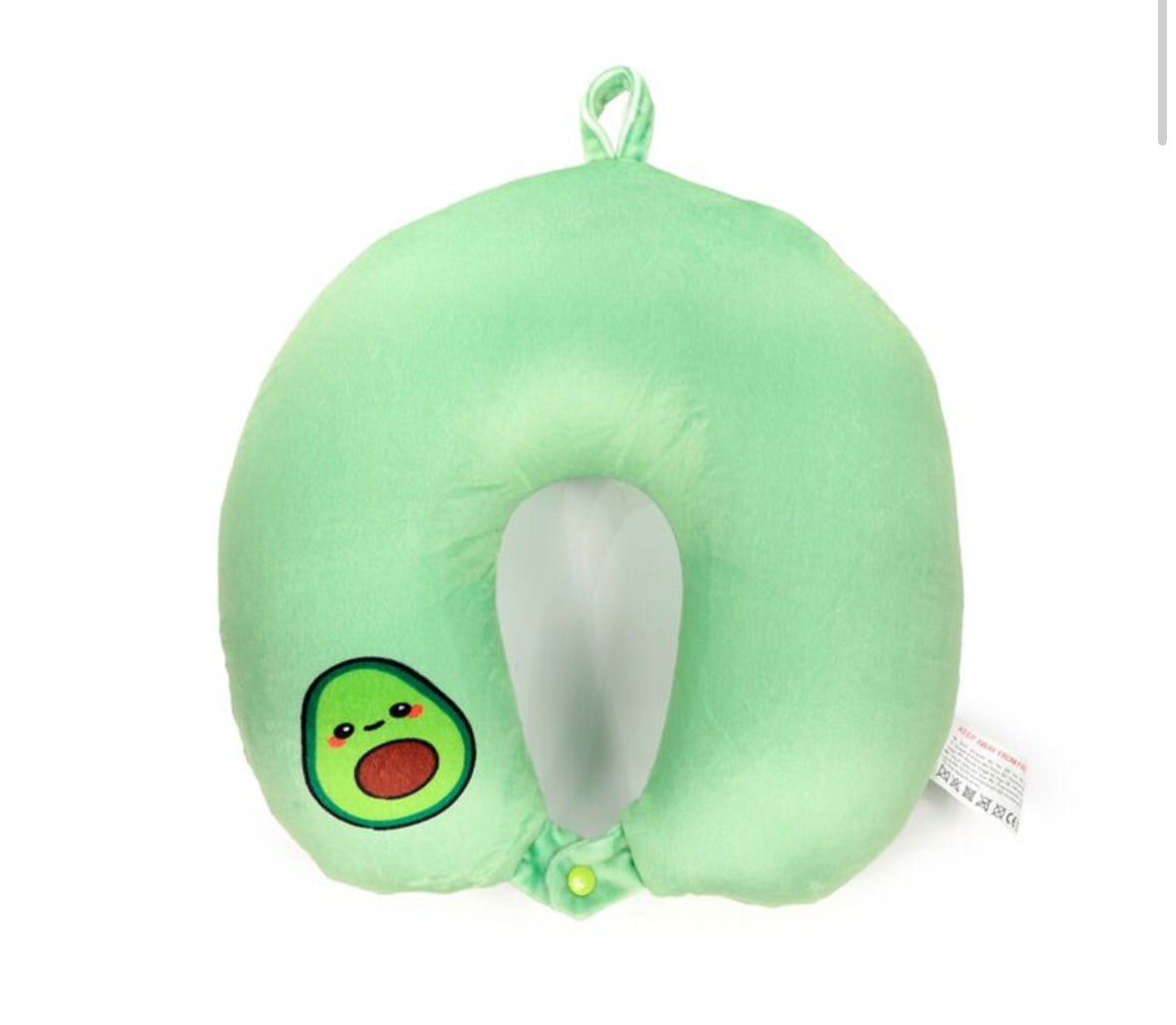 2-in-1 Swapseazzz Travel Pillow and Plush Toy - Foodiemals Pedro the Avocado