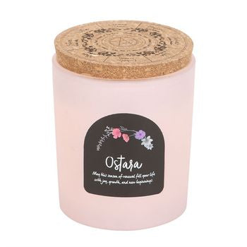 Ostara Fresh Linen Wheel of the Year Candle
