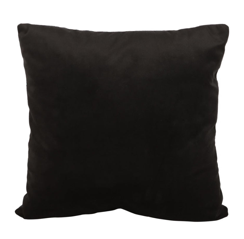 35cm Square Dark Forest Print Cushion