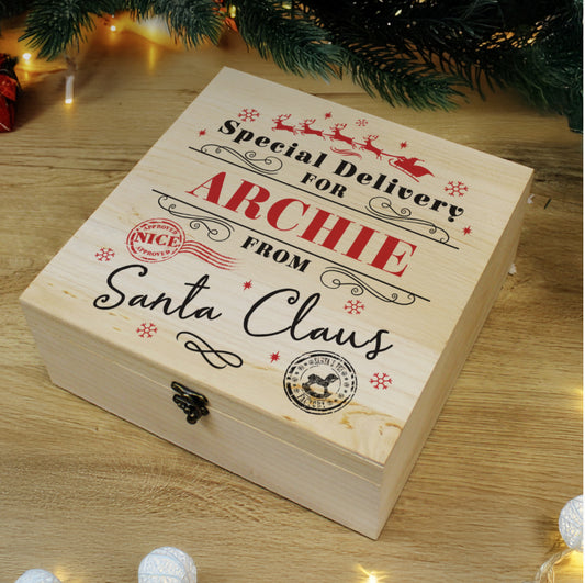 Personalised Special Delivery Christmas Eve Box