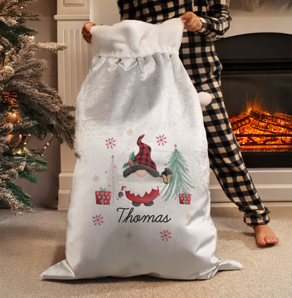 Personalised Gonk Christmas Sack
