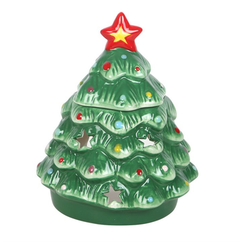 Nostalgic Christmas Tree Shaped Ceramic Oil Burner (12/24)