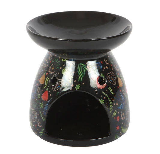 Midnight Bloom Print Oil Burner
