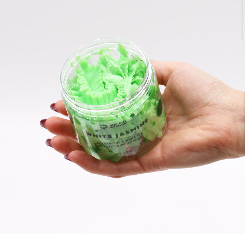 Gooseberry & White Tea Whipped Soap 120g