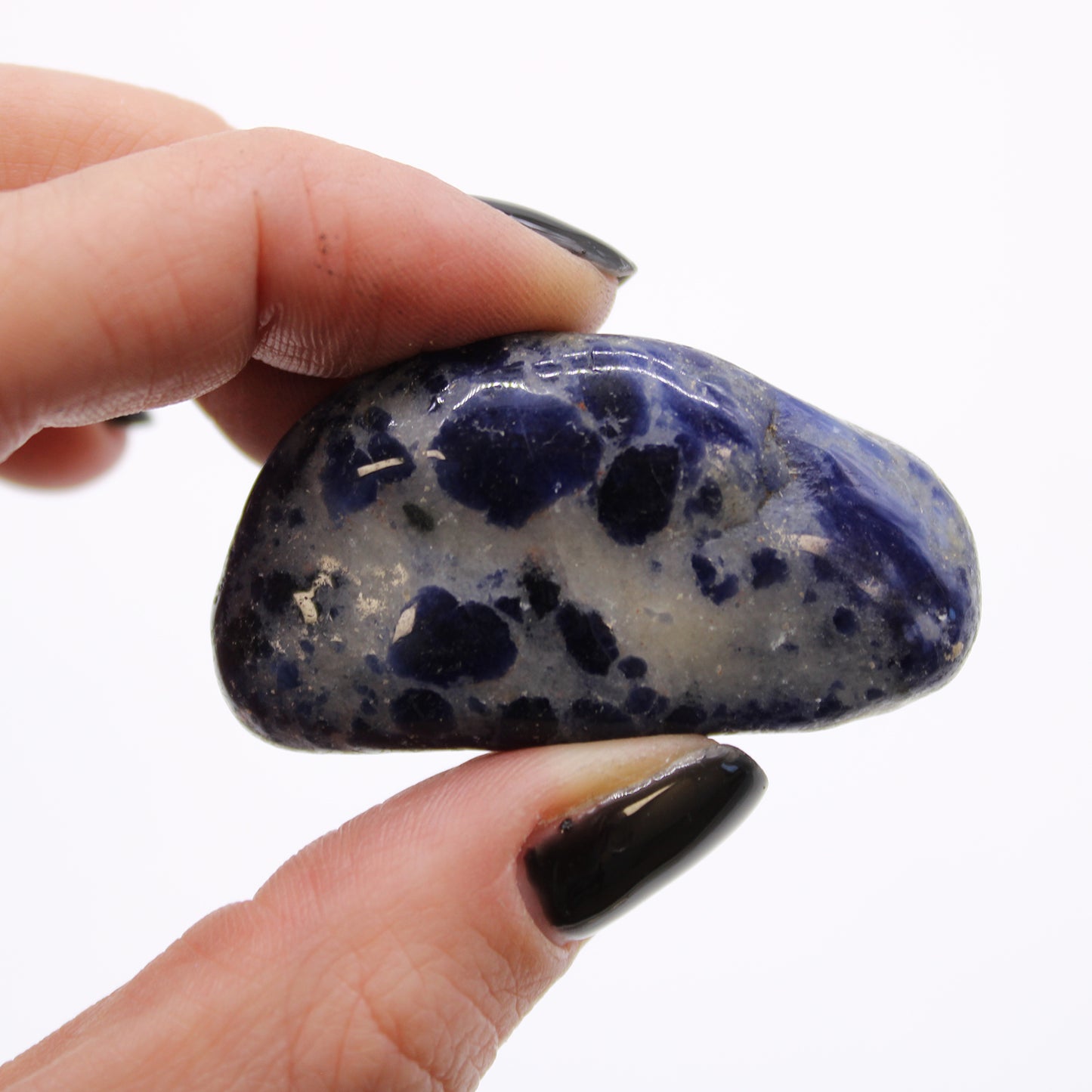 12x Medium African Tumble Stones - Sodalite - Pure Blue