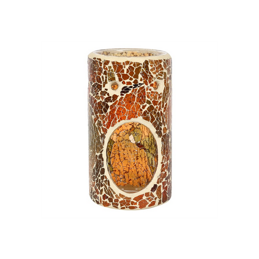 Pillar Brown Crackle Oil Burner