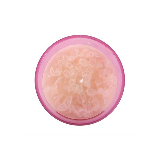 Crown Chakra Blackberry Crystal Chip Candle
