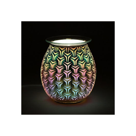 3D Geometric Light Up Electric Oil Burner