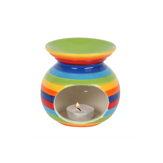 Rainbow Stripe Oil Burner