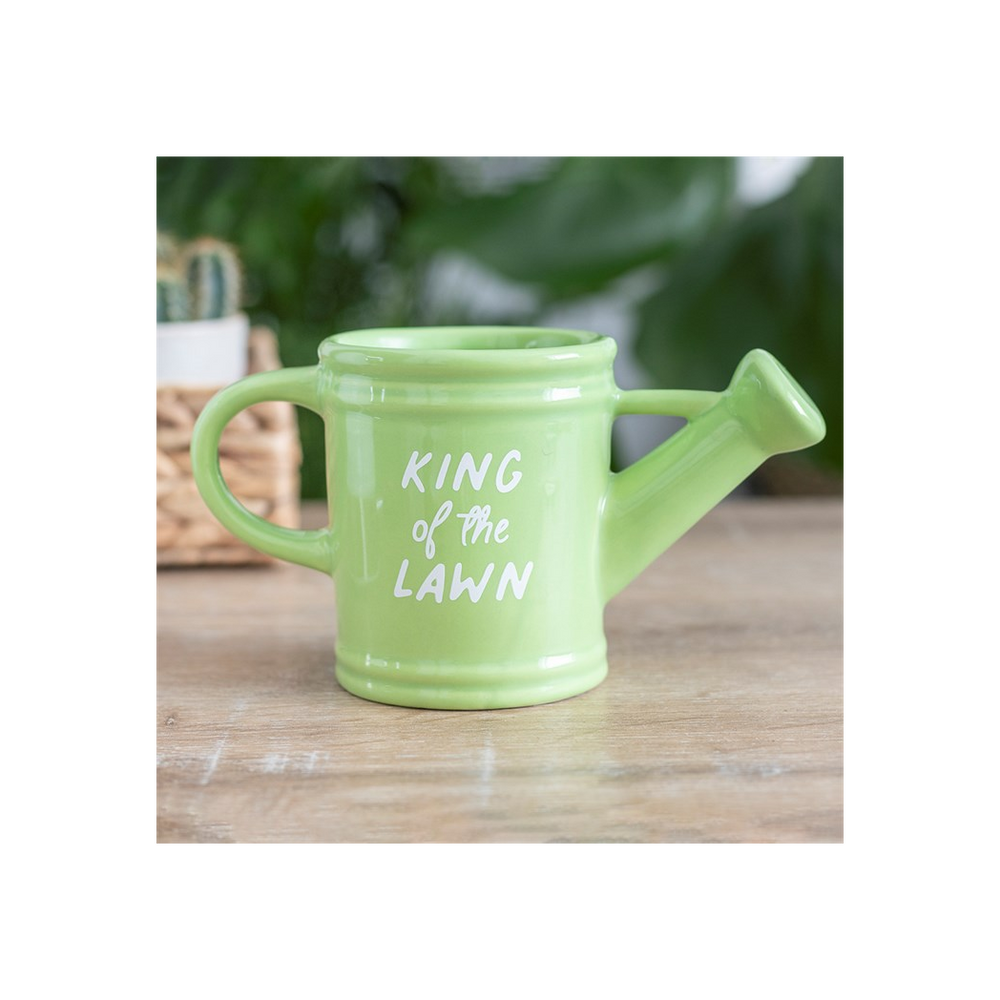 King of the Lawn Watering Can Mug