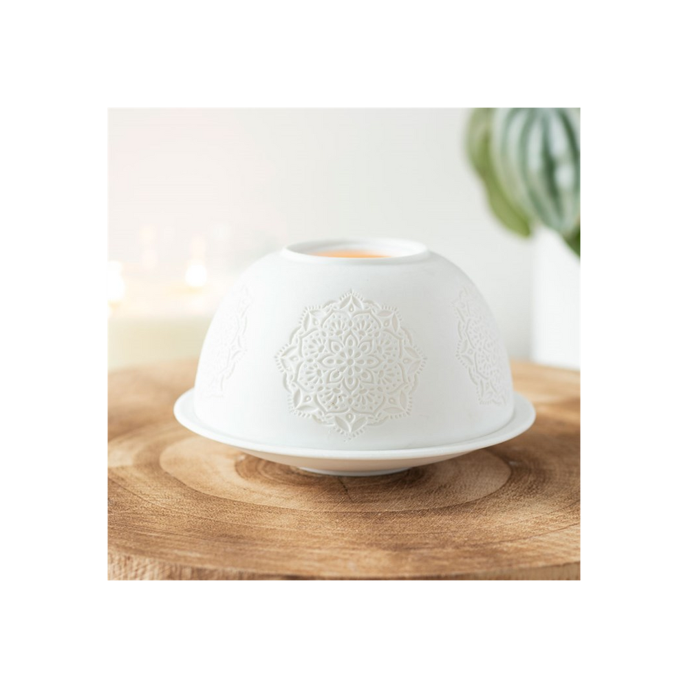 Mandala Dome Tealight Holder