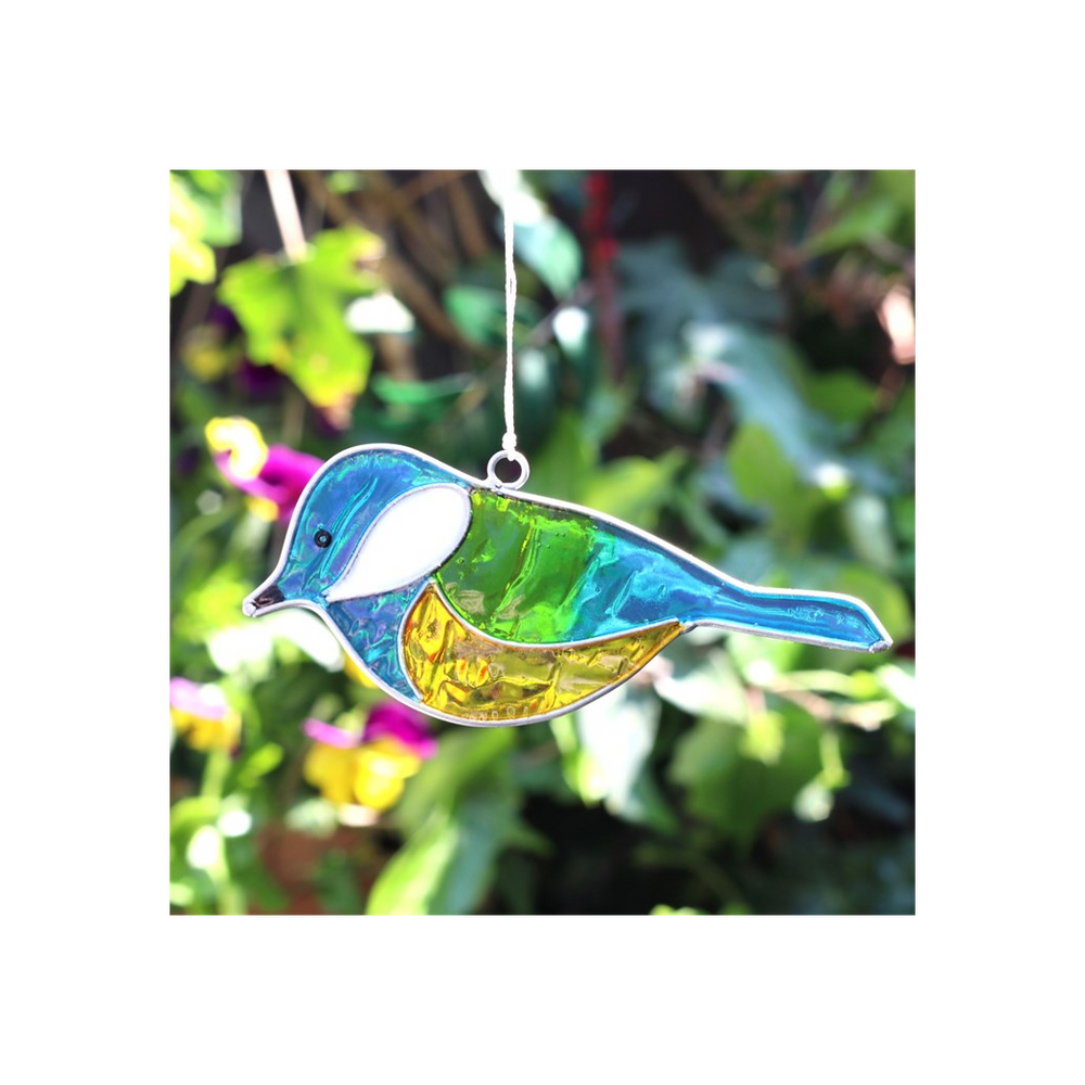 Blue Tit Bird Suncatcher