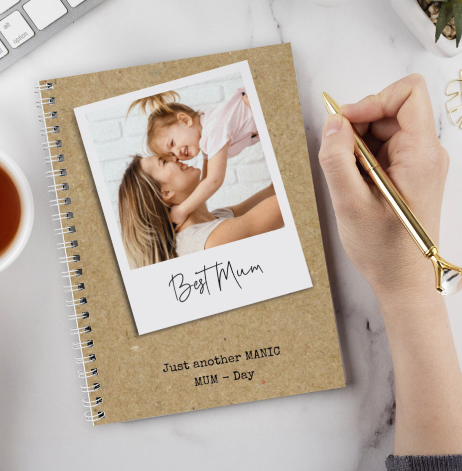 Personalised Photo Upload Polaroid Notebook