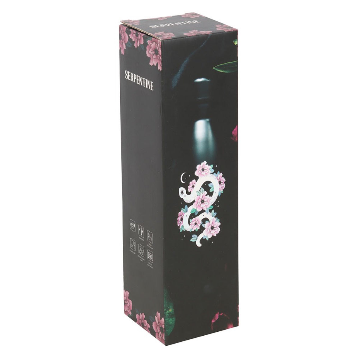 Floral Snake Metal Water Bottle