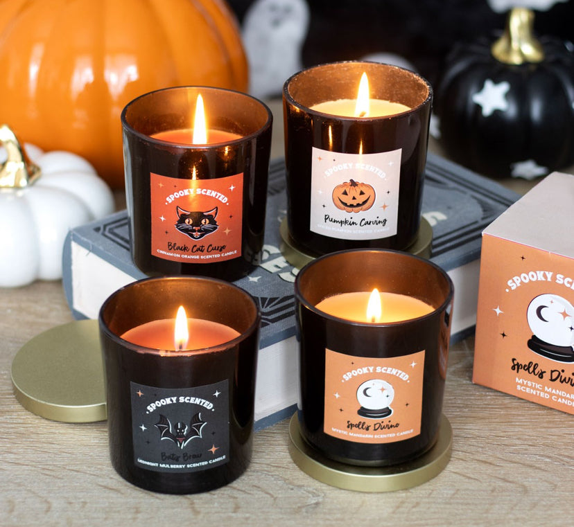 Black Cat Curse Cinnamon Orange Candle