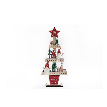 29.5cm Wooden Gonk Tree Standing Decoration