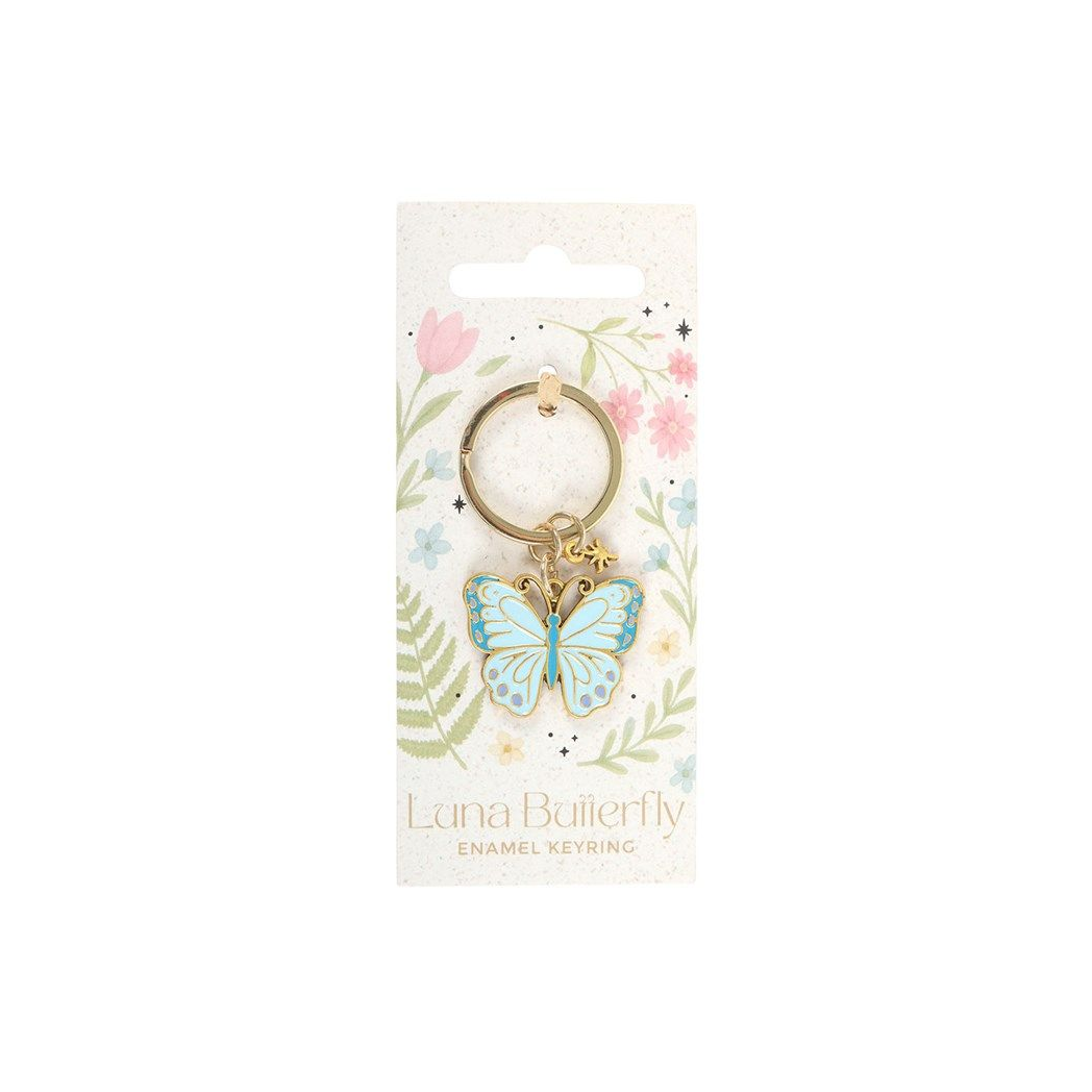 Luna Butterfly Keyring