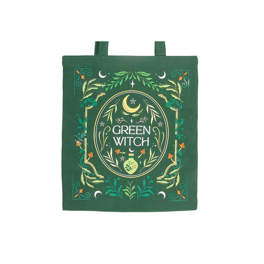 Green Witch Tote Bag