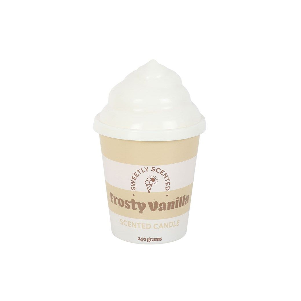 Frosty Vanilla Ice Cream Scented Candle