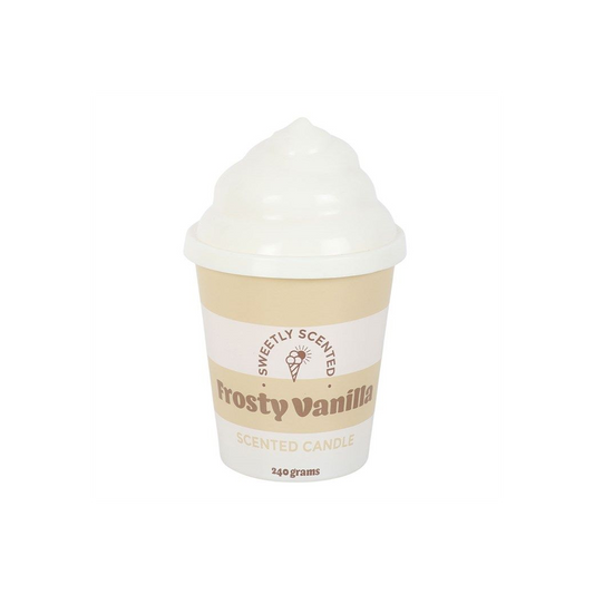 Frosty Vanilla Ice Cream Scented Candle