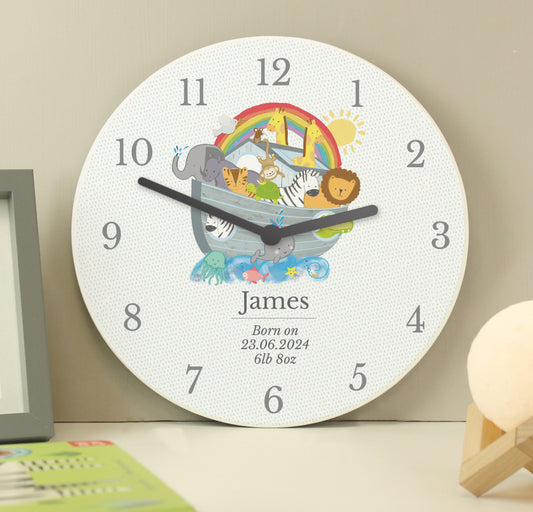 Personalised Noah's Ark Clock