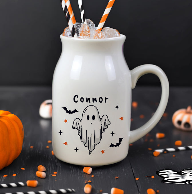 Personalised Halloween Ghost Jug