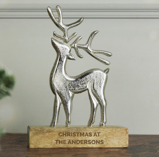 Personalised Stag Ornament