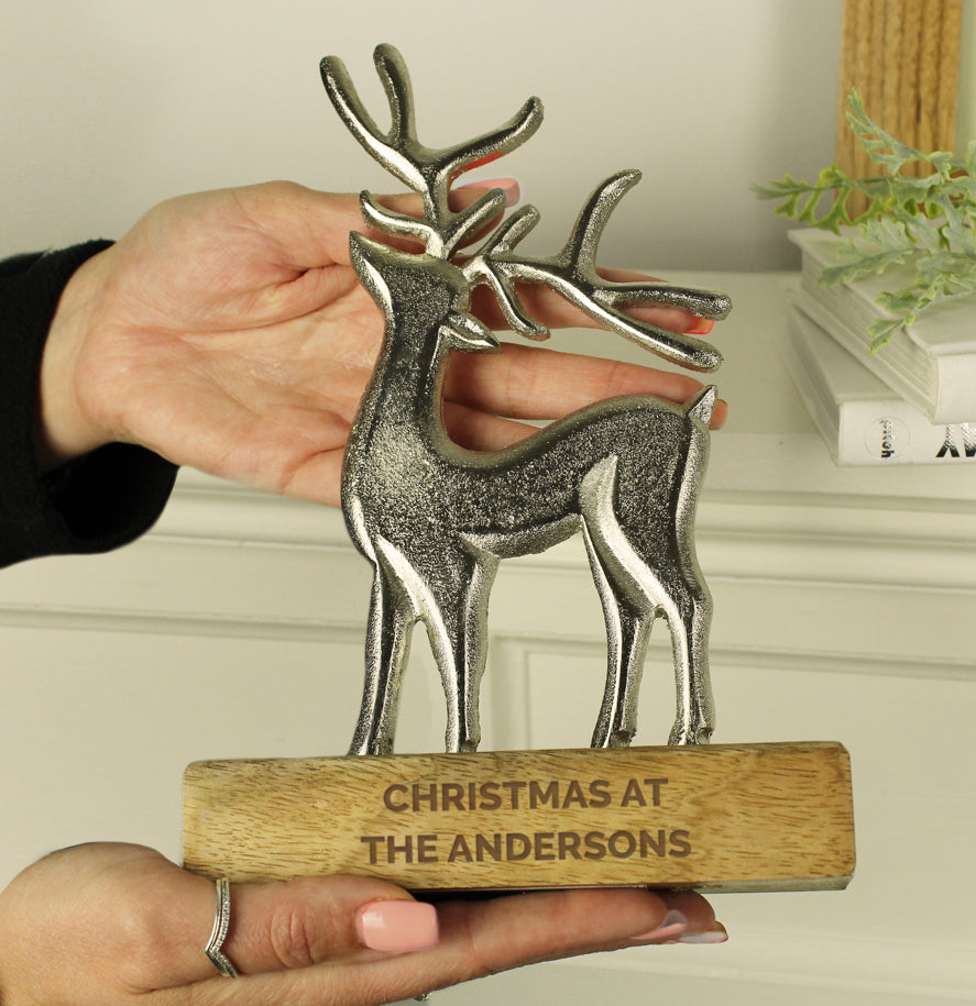 Personalised Stag Ornament