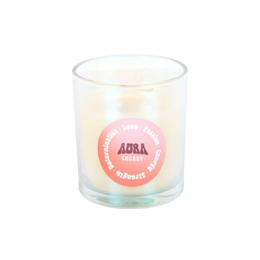 Aura Energy Juicy Raspberry Iridescent Candle