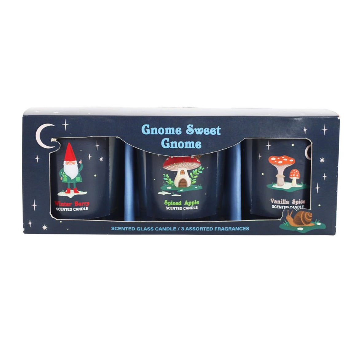 Gnome Sweet Gnome Candle Trio