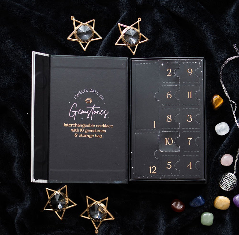 12-Day Crystal Necklace Advent Calendar