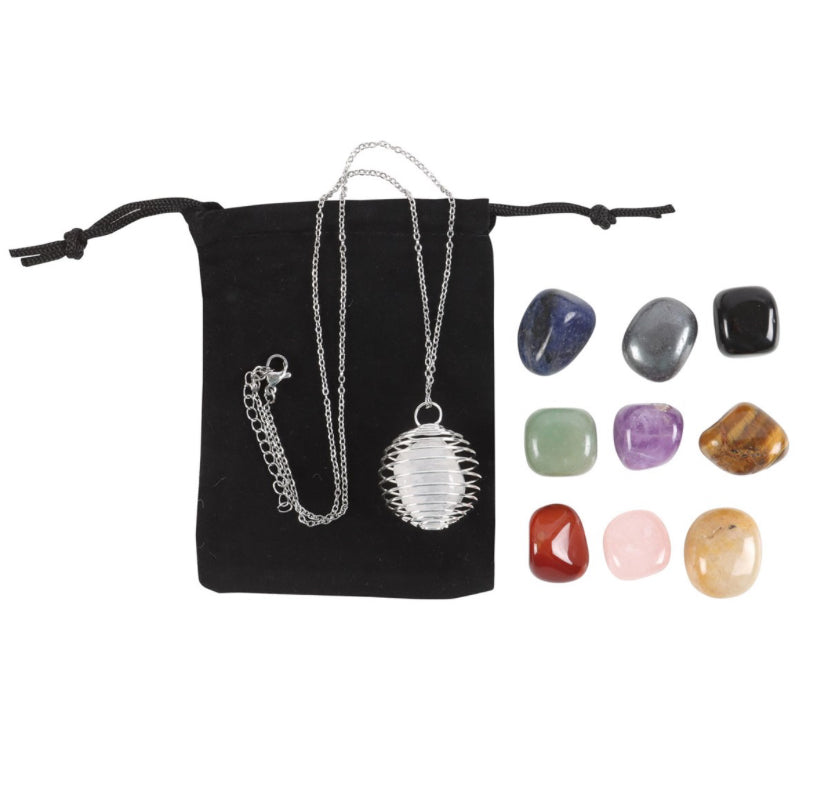 12-Day Crystal Necklace Advent Calendar