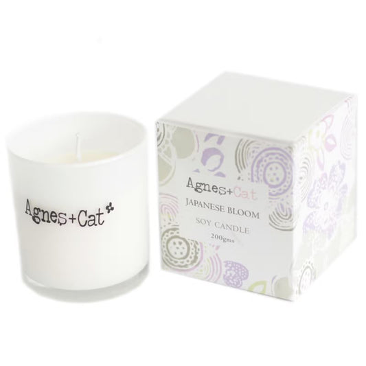 Agnes + Cat Votive Candle - Japanese Bloom