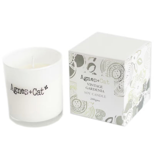 Agnes + Cat Votive Candle - Vintage Gardenia