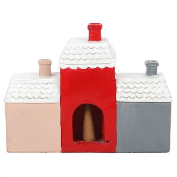 Christmas Village Incense Cone Holder