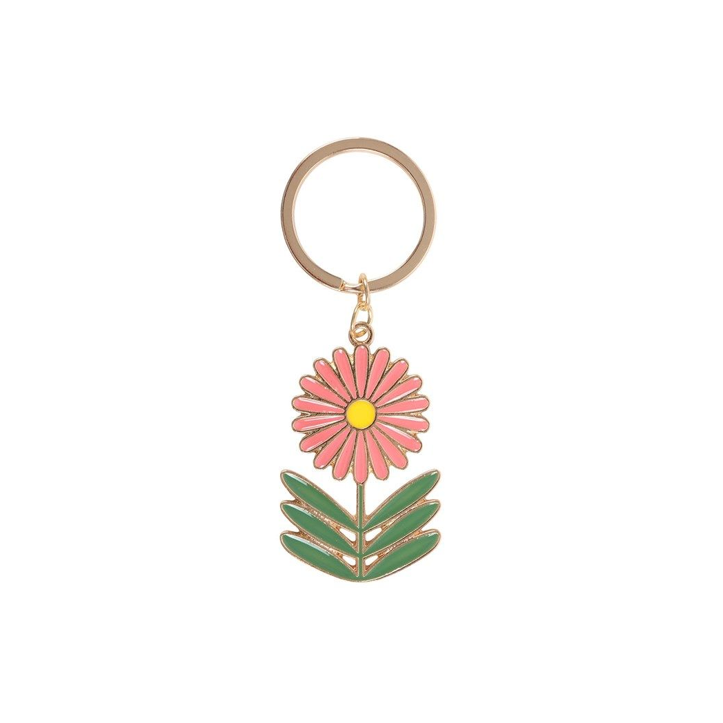 No Rain, No Flowers Keyring