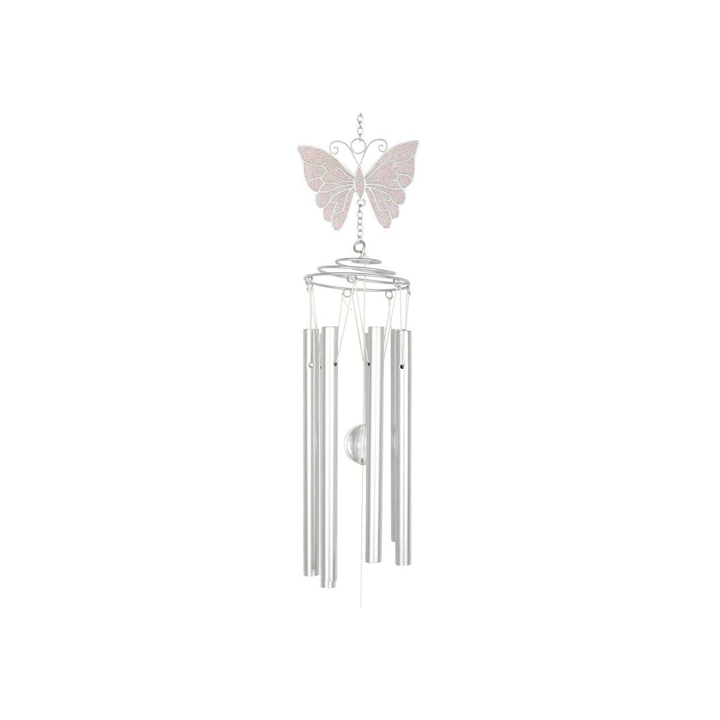 White Butterfly Windchime