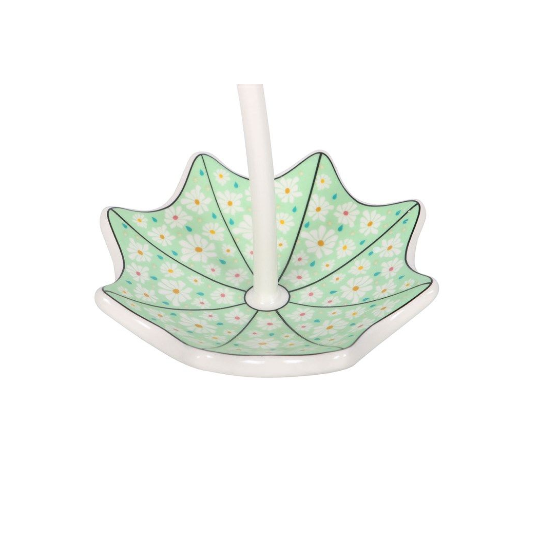 Floral Umbrella Trinket Dish
