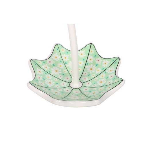 Floral Umbrella Trinket Dish