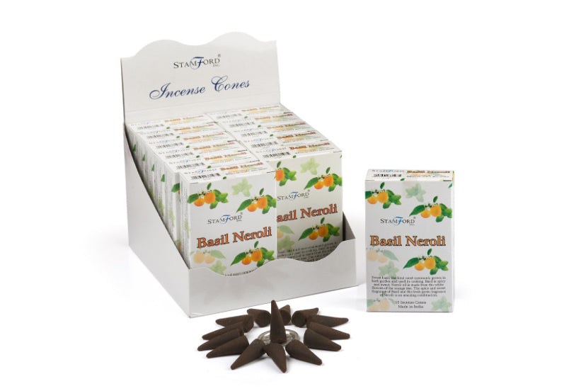 Basil & Neroli Incense Cones