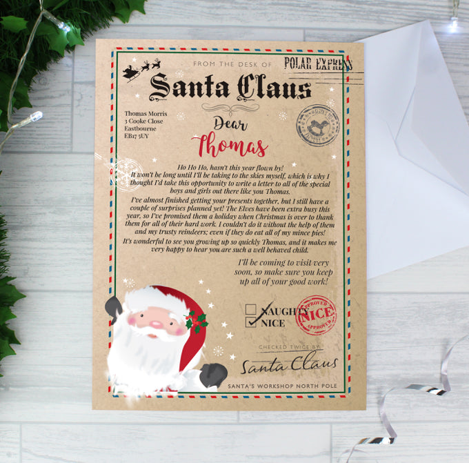 Personalised Santa Claus Letter