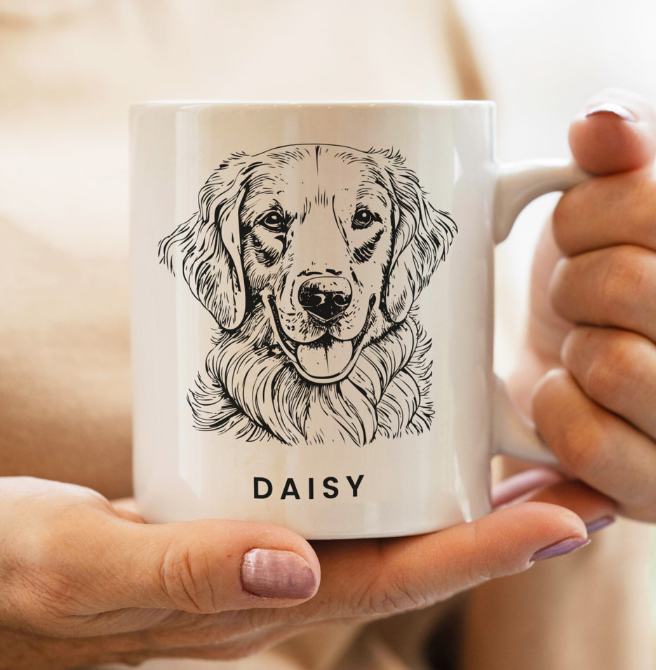 Personalised Dog Breed Mug