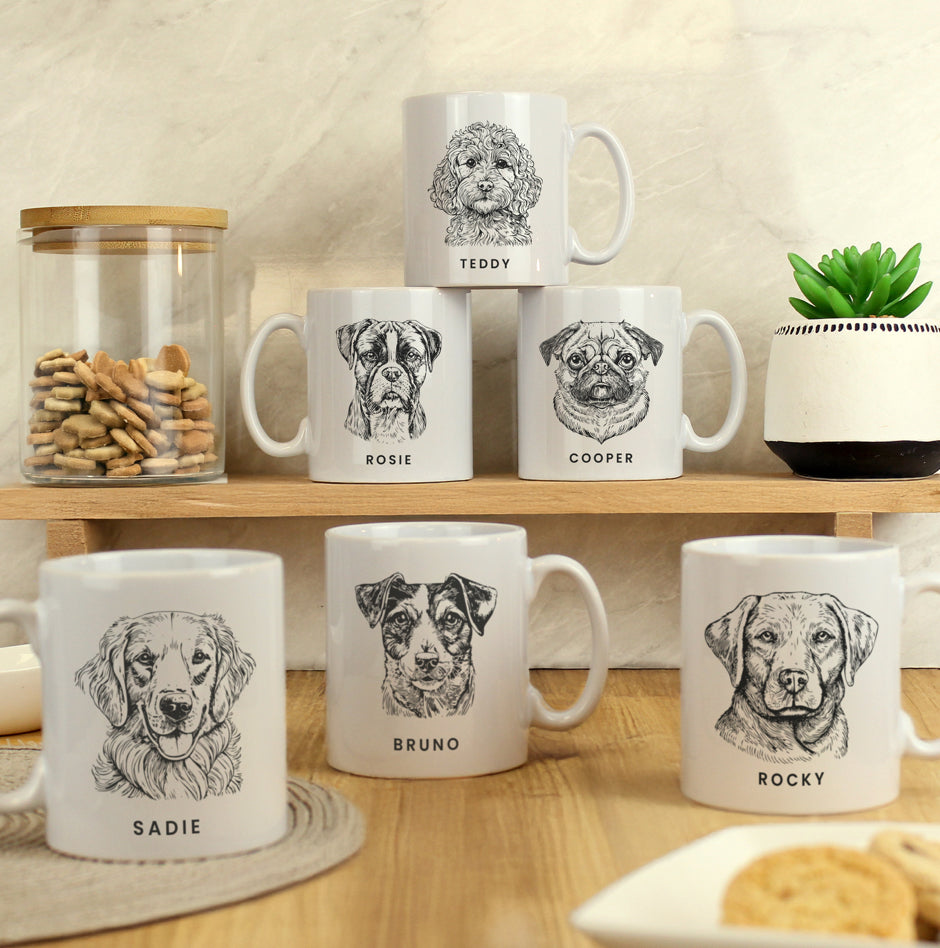 Personalised Dog Breed Mug