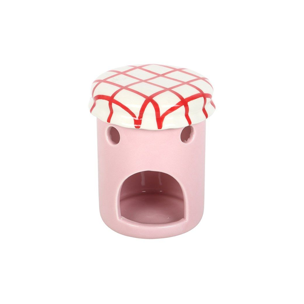 Strawberry Jelly Jar Oil Burner and Wax Warmer