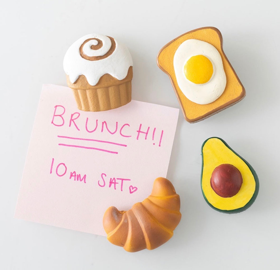 Brunch Club Fridge Magnet Set